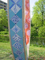 V sculpture, Delft 2007 (detail)