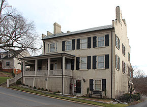 Gammon-Moss House, 204 E. Main Street, built c. 1830; Federal style with Greek Revival influences