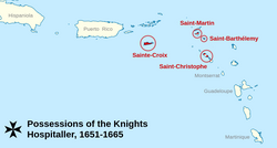 骑士团在加勒比海的殖民地