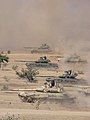 Indian Army's T-90 tanks in action.