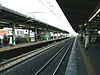 The platforms and tracks at Shin-Koiwa Station in 2007