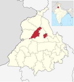 Location in Punjab