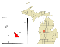 Location of Canadian Lakes in Michigan and Mecosta County