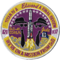 The Blues Brothers featured on the National Reconnaissance Office launch number 7 (NROL-7) mission patch