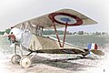 V-struts on a Nieuport 10
