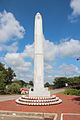 The Oglethorpe Monument. Formerly on Mount Oglethorpe's summit, the monument is now located in Jasper