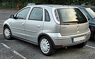 Opel Corsa five-door (2003–2007)