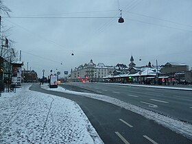 冬日的奧斯陸廣場