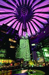 Sony Center in Berlin by Helmut Jahn