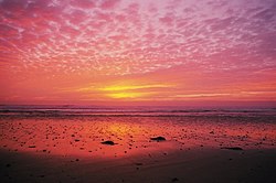 Sunset, Cardiff Beach