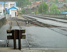 Breinz Railway Station, taken on 15 July 2003, before remodelling.