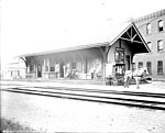 Anderson Street station in 1869