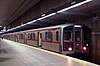 Breda A650 subway car trainset on the Los Angeles Metro Rail Red Line at Union Station in 2008