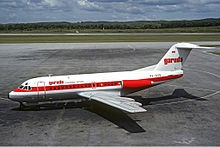 A Garuda Indonesia Fokker F28