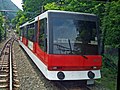 线路：箱根登山铁道钢索线 列车：箱根登山铁道ke100、ke200形客车