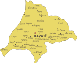 卡瓦亚市镇地图