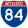 Interstate 84 marker