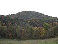 Little Cacapon Mountain viewed from Ginevan Cemetery near Little Cacapon