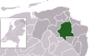 Location of Midden-Groningen