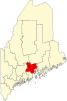 瓦多县在缅因州的位置