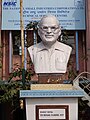 Dr. B.C. Roy Statue in-front of the main building at NSIC, Howrah