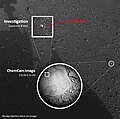 2012年8月19日，“好奇号”火星车上的化学相机在火星“N165”岩石上进行首次激光测试。