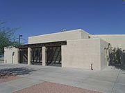 The University Park Bath (Pool) House was built in 1934 and is located on the grounds of University Park at 1002 W. Van Buren St. The building was listed in the Phoenix Historic Property Register in April 1989.