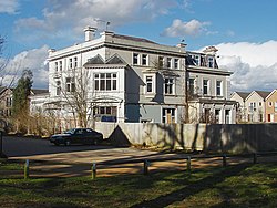 Ramslade House in 2015 prior to demolition. The building was home to the RAF Staff College, Bracknell.