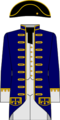 英國皇家海軍少將及準將制服(1787-1795)