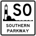 Southern State Parkway marker