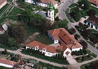 Aerial view of Tiszaderzs