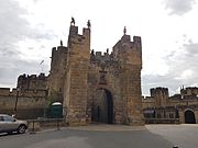 Entrance to Alnwick Castle, Alnwick, Northumberland