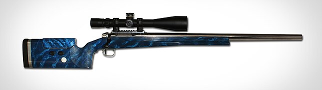 A BCM Europearms rifle intended for use with front rest and rear bag in the F-Class Open.