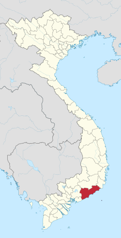 平顺省在越南的位置