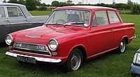 Ford Cortina Mark I two-door saloon (before facelift)