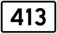 County Road 413 shield