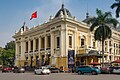 Hanoi Opera House modeled on the Palais Garnier in Hanoi