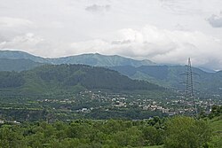 Panorama of Havelian Village from the other bank of the Dor