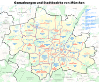 Gemarkungen und Stadtbezirke