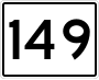 State Route 149 marker