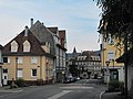 Munster, view to a street: Rue du 9e Zouaves