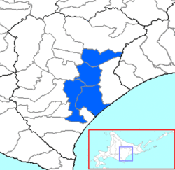 中川郡行政区域图