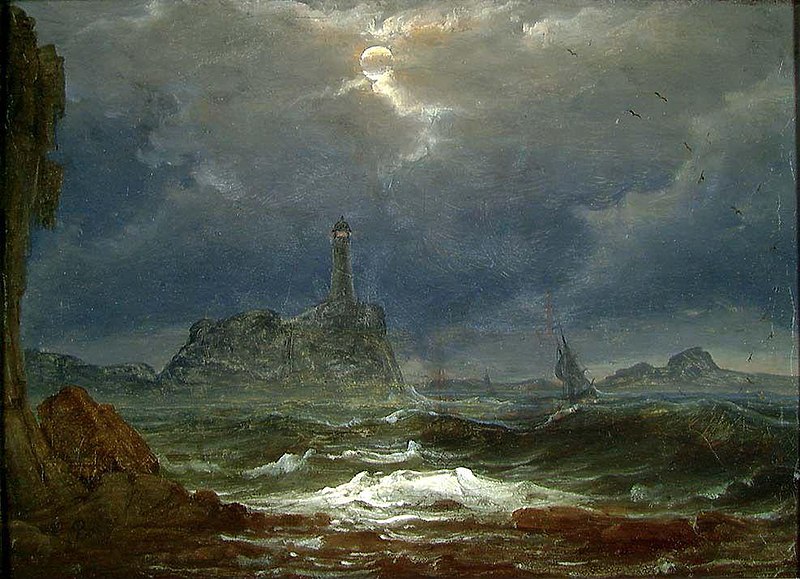 Peder Balke - The Lighthouse - NG.M.02324 - National Museum of Art, Architecture and Design