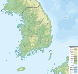 Dongdaesan is located in South Korea