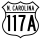 U.S. Highway 117A marker