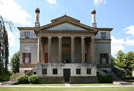 North facade of Villa Foscari, facing the Brenta Canal
