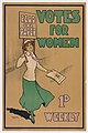 Votes for Women poster (1903 onwards) by Hilda Dallas