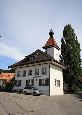 Municipal administration building in Attiswil village