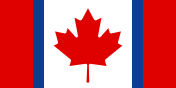 加拿大备选国旗（法语：Drapeau de la dualité canadienne）