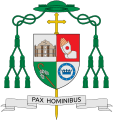 Coat of arms as Bishop of Alaminos
